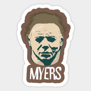 Michael Myers Head Sticker